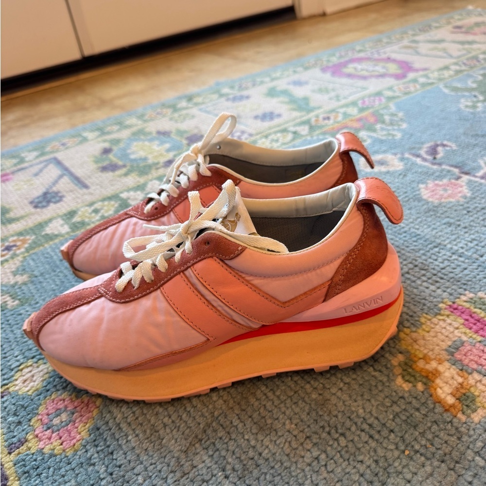 Lanvin Wmns Bumpr Sneaker 'Light Pink' - Picture 6 of 11